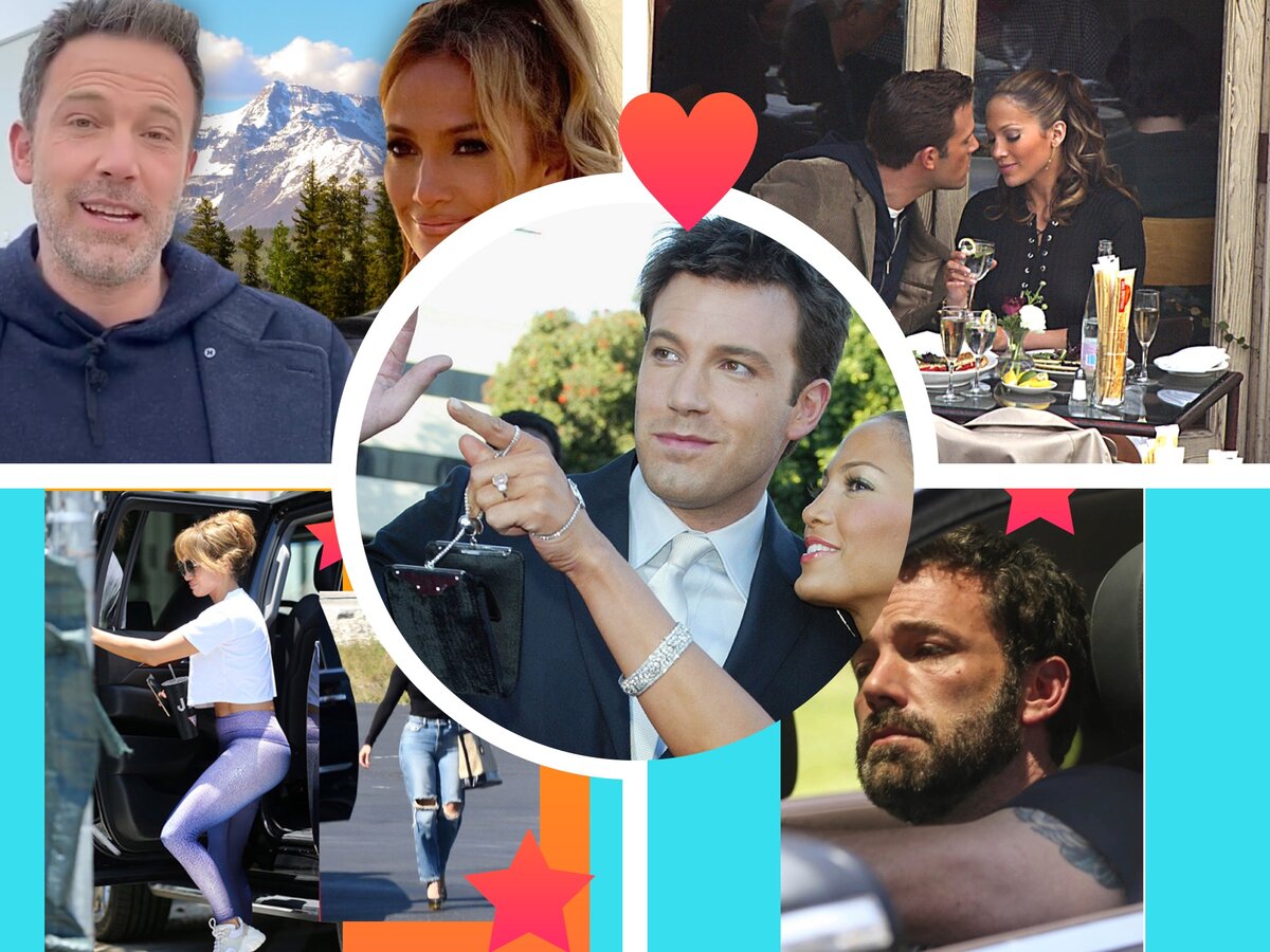 Дденнифер Лопес и Бен Аффлек- фотоколлаж автора 