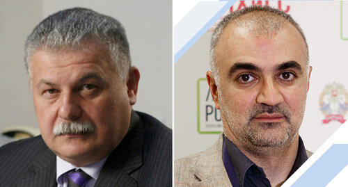 Бывший председатель правительства республики Северная Осетия -  Алания Сергей Такоев, и экс-министр туризма республики Алан  Диамбеков