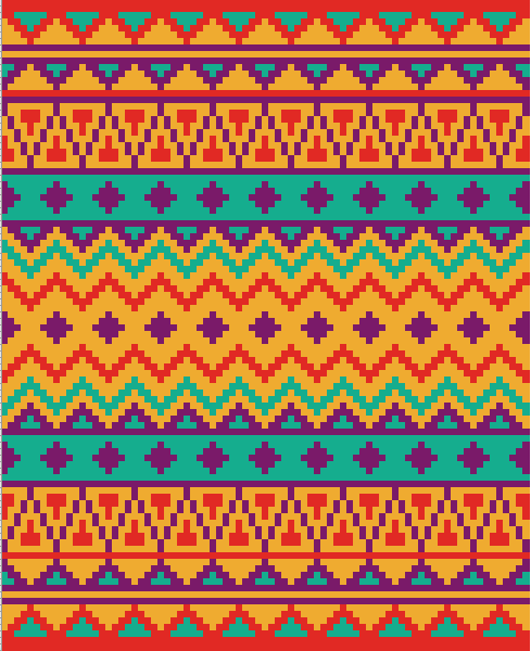 Схема С2С пледа (арт.401).