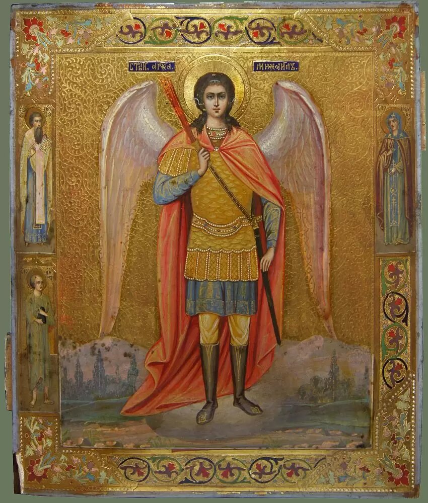 Иконы святых архангелов. Икона Архангела Михаила.