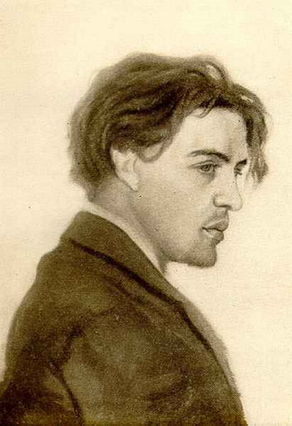 Выпускник медицинского факультета Московского государственного университета доктор Антон Чехов. Рисунок брата писателя, Николая Чехова, 1884 год