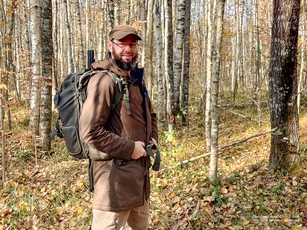 Я на охоте с новым своим рюкзаком