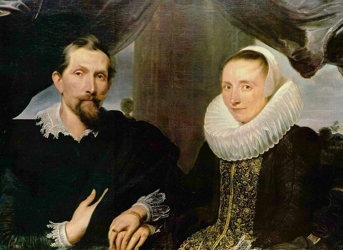Ван Дейк, "Портрет Снейдерса с женой" (взято из интернета)