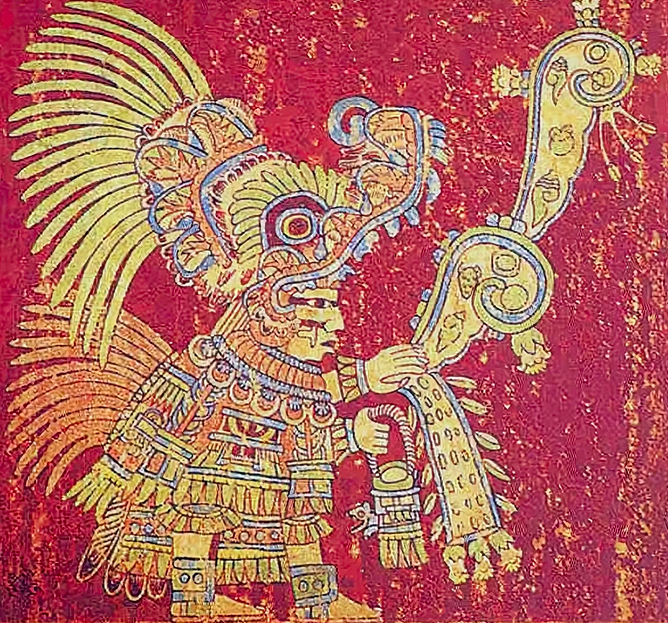 Индеец майя в костюме индейки