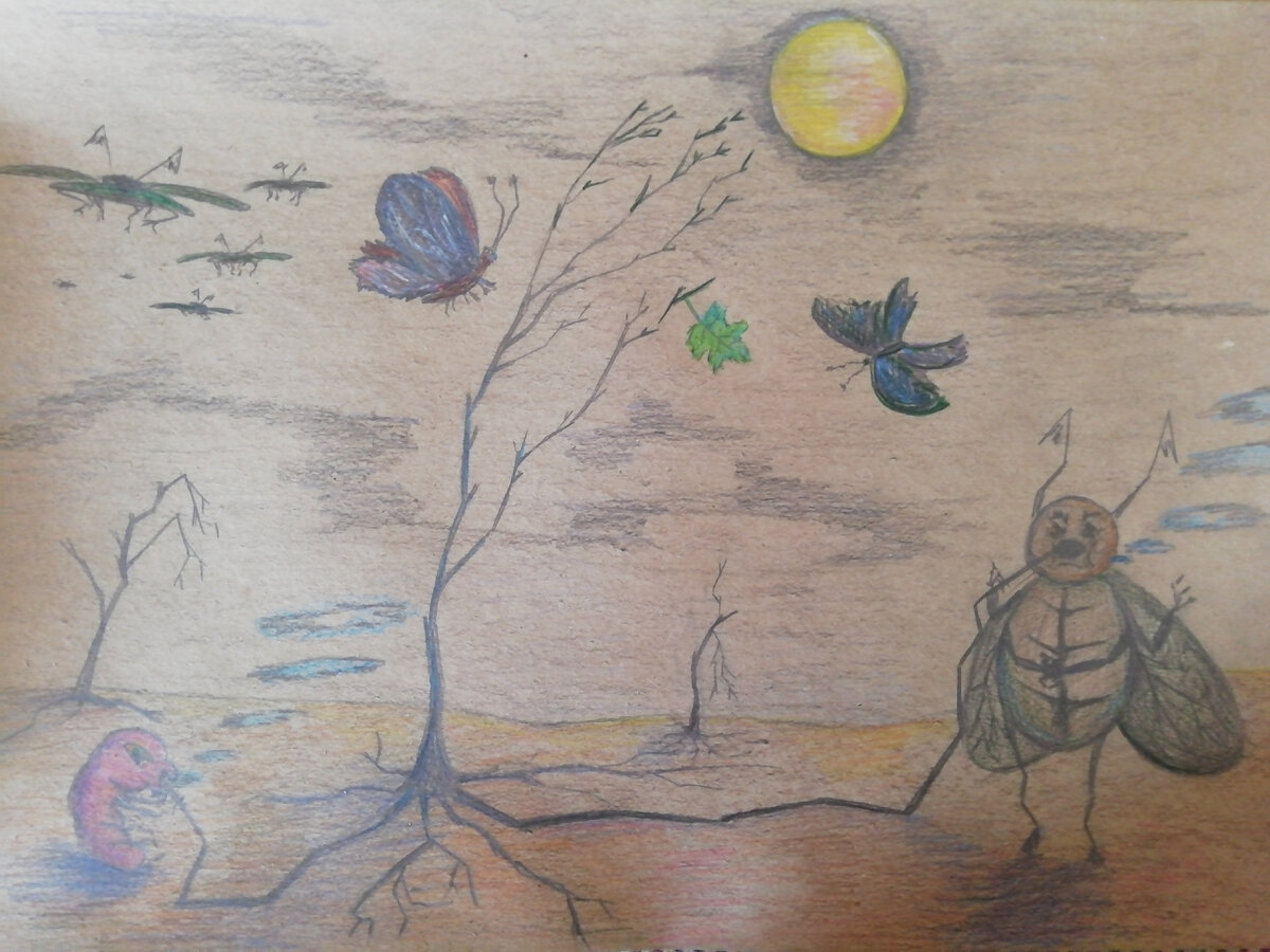 Решила сделать иллюстрацию, да воображение разбушевалось...