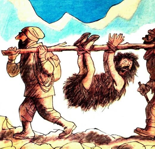  - Я не снежный человек, я от алиментов скрываюсь. (Худ. Е. Щеглов, "Крокодил" №30, 1975)