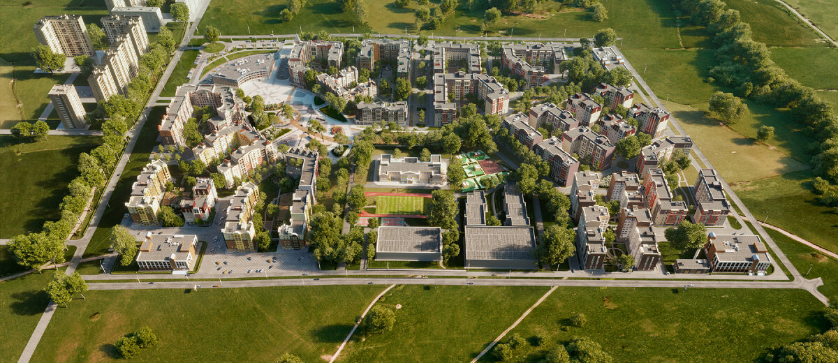 Генеральный план города будущего ZNAK