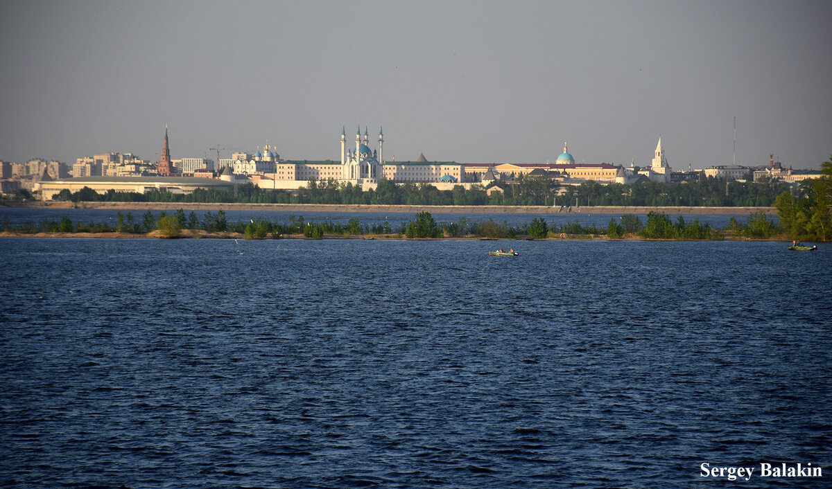 Казань. Вид с Волги, май 2021 г. Здесь и далее – все фото автора