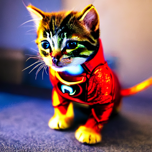 Получилось неплохо, если бы не искажение мордочки :(