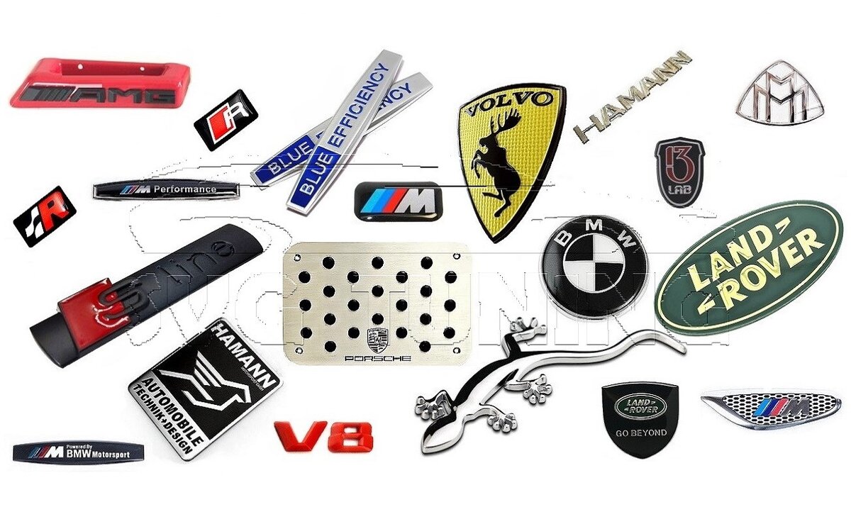 Эмблемы шильдики логотипы для тюнинга авто