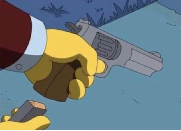 Вставлять магазин в рукоятку револьвера абсурд? Как бы не так.