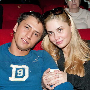 Старое фото Прилучного и  Агаты Муцениеце