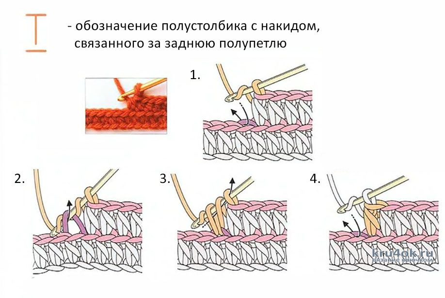 Полупетля крючком как вязать. Полупетля крючком как вязать. Передние полупетли крючком. Столбик без накида за заднюю полупетлю крючком. Полупетля крючком как вязать.