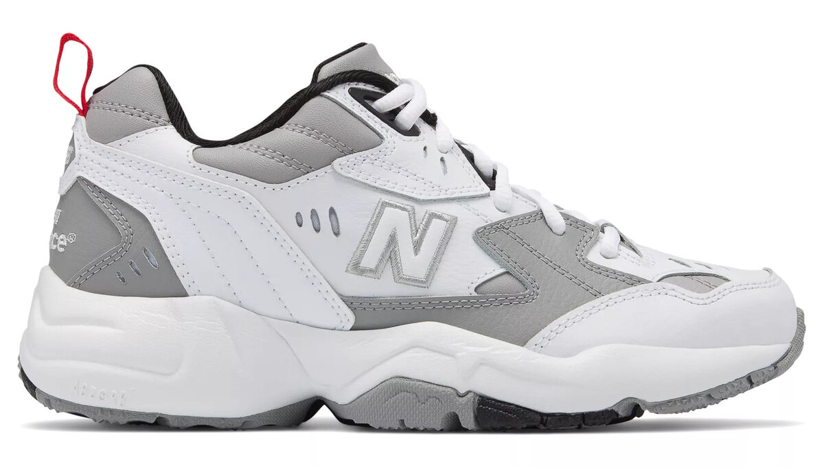 Nike air monarch vs new balance 608 sale