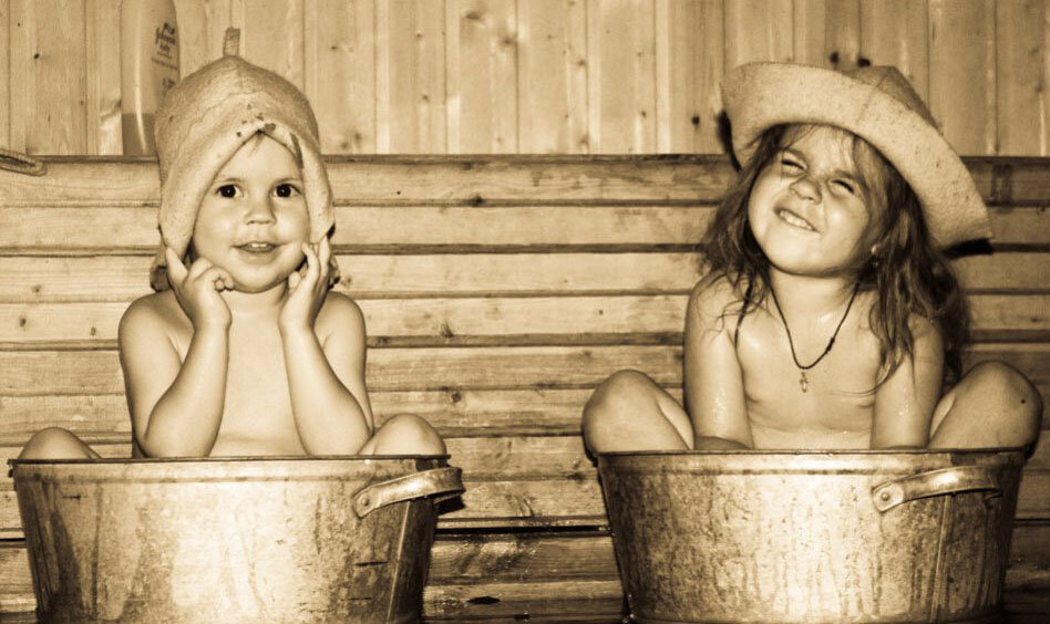 А ваши дети моются вместе?
