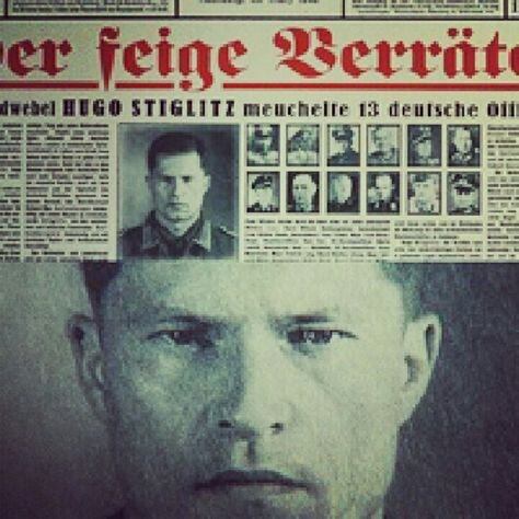 Снимок газеты с рассказом о Штиглице. Кадр из фильма "Бесславные Ублюдки".