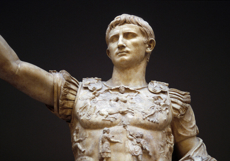 Статуя Августа из Прима Порта (фрагмент). I в. до н.э.