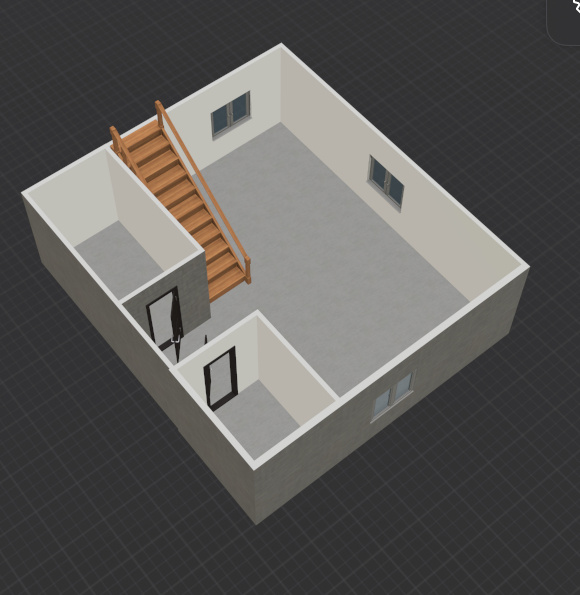 Первый этаж- кухня/гостиная; санузел; котельная