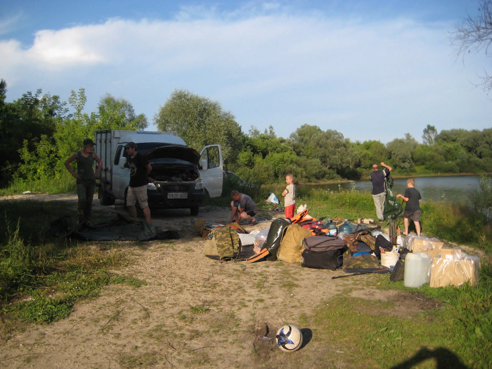 Начало сплава