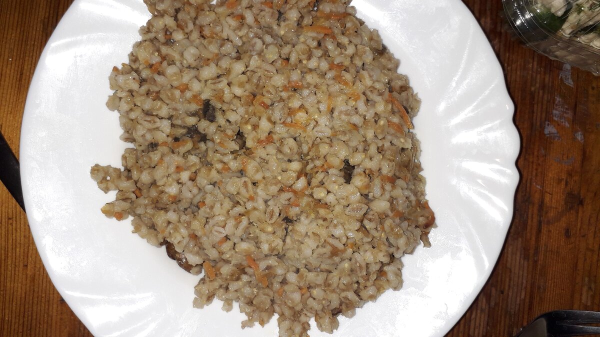 Гарнир готовый из супермаркета - перловка