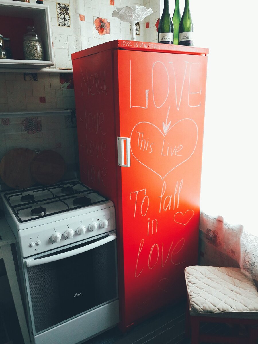 Как покрасить холодильник