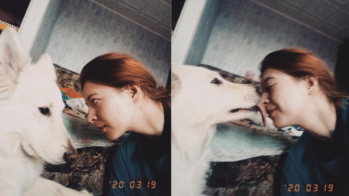 это Линдочка. И здесь она абсолютно здорова и счастлива :)