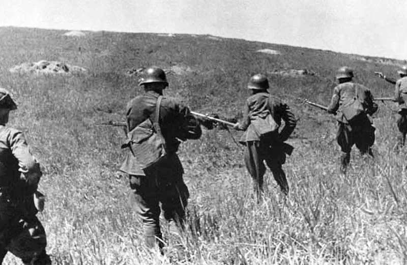 Бои у оз. Хасан. 1938 г. Взято из интернет-ресурса.