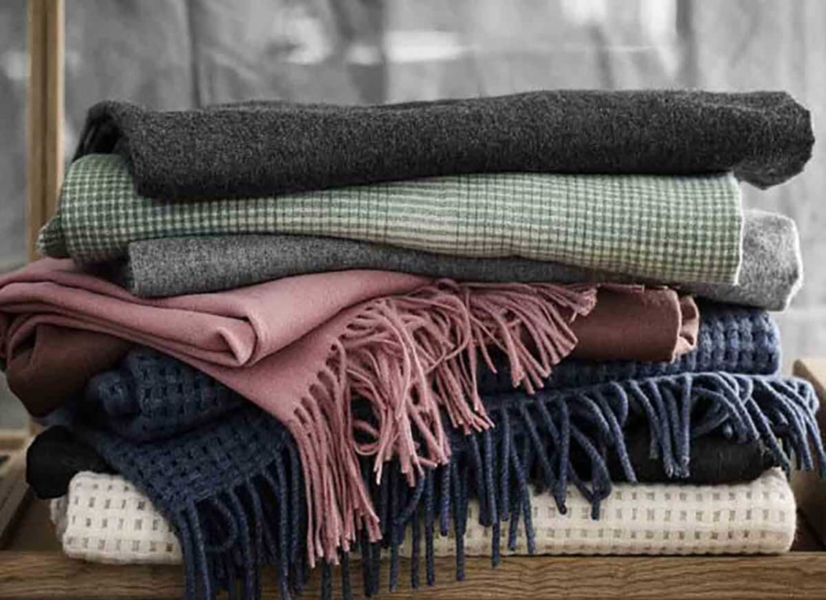 Пледы ELVANG,  Дания интернет-магазин «ЭКО текстиль», Москва