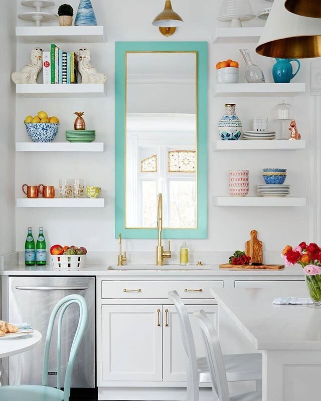 зеркало над мойкой