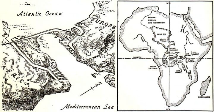Атлантропа: как Герберт Уэллс вдохновил на идею высушить Средиземное море и объединить Европу с Африкой
