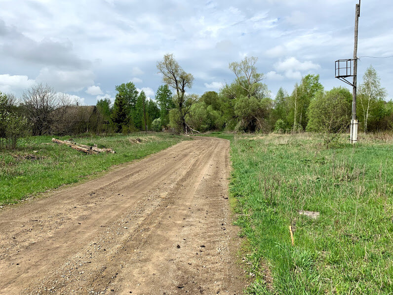 Сосновый Гарт. Въезд в село. 