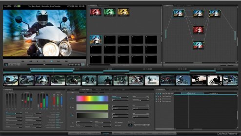 Старая версия Davinci Resolve.