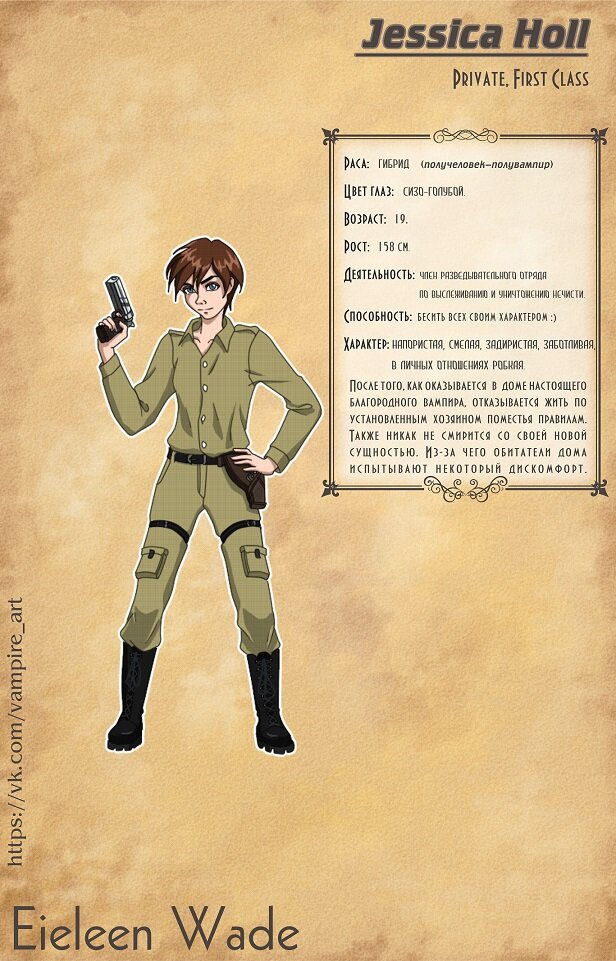 Описание персонажа.
