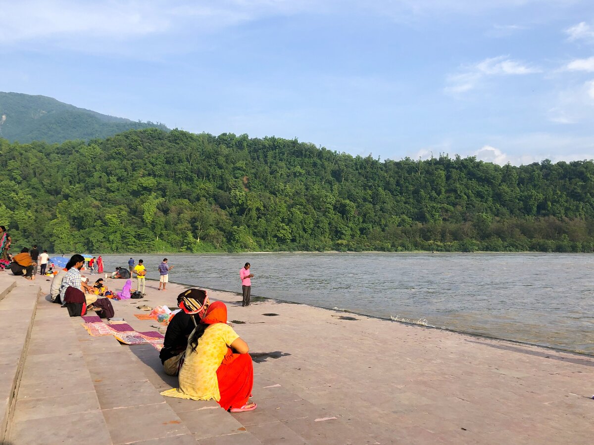 Ришикеш, на берегу Ганги