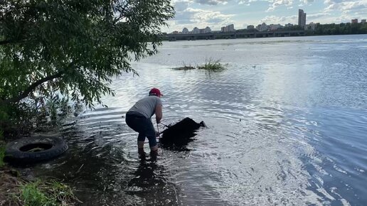 Самая крупная находка на поисковый магнит, из тех что приходилось вынимать из реки.