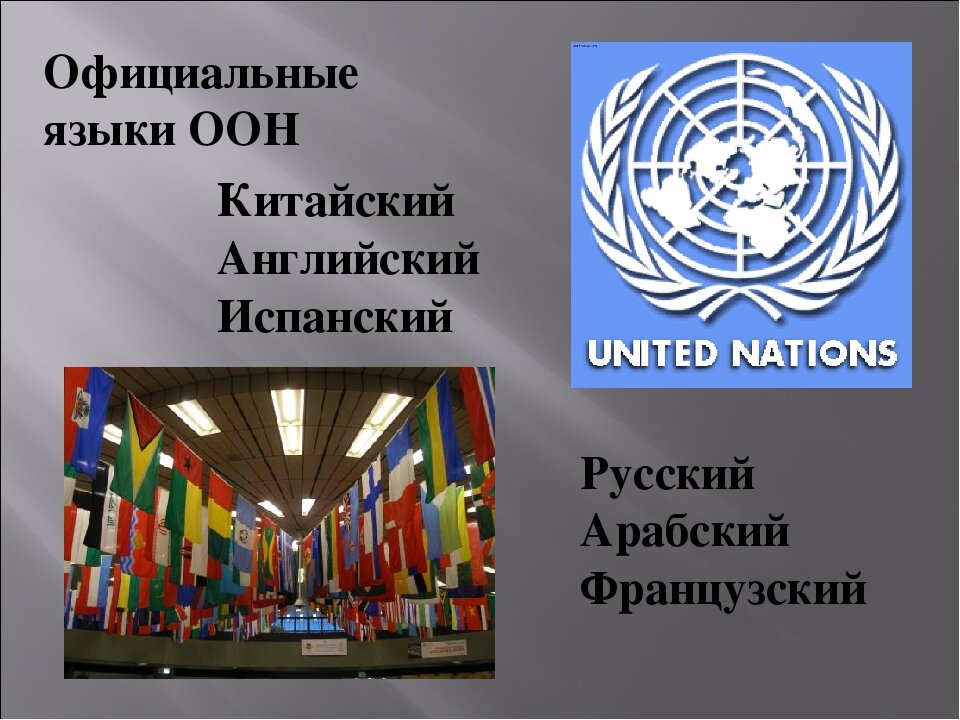 Рабочие оон. Официальные языки ООН. Рабочие языки ООН. Русский язык в ООН. Языки международного общения ООН.