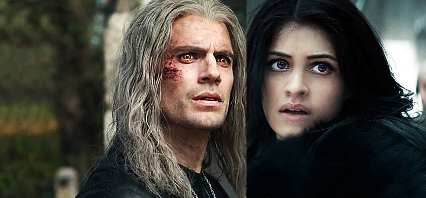 Геральт (Генри Кавилл) и Йен (Аня Чалотра). Источник pbs.twimg.com