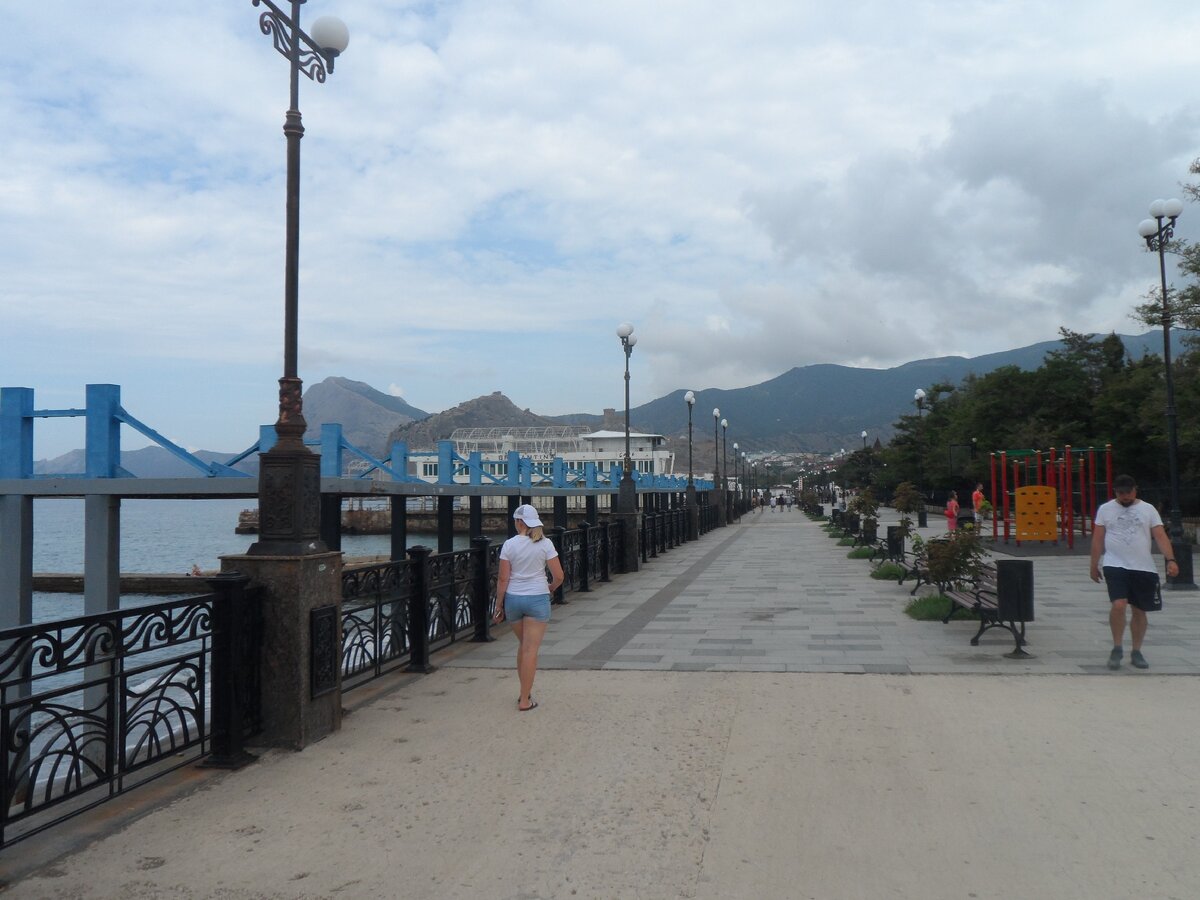 Набережная г. Судак в период пандемии