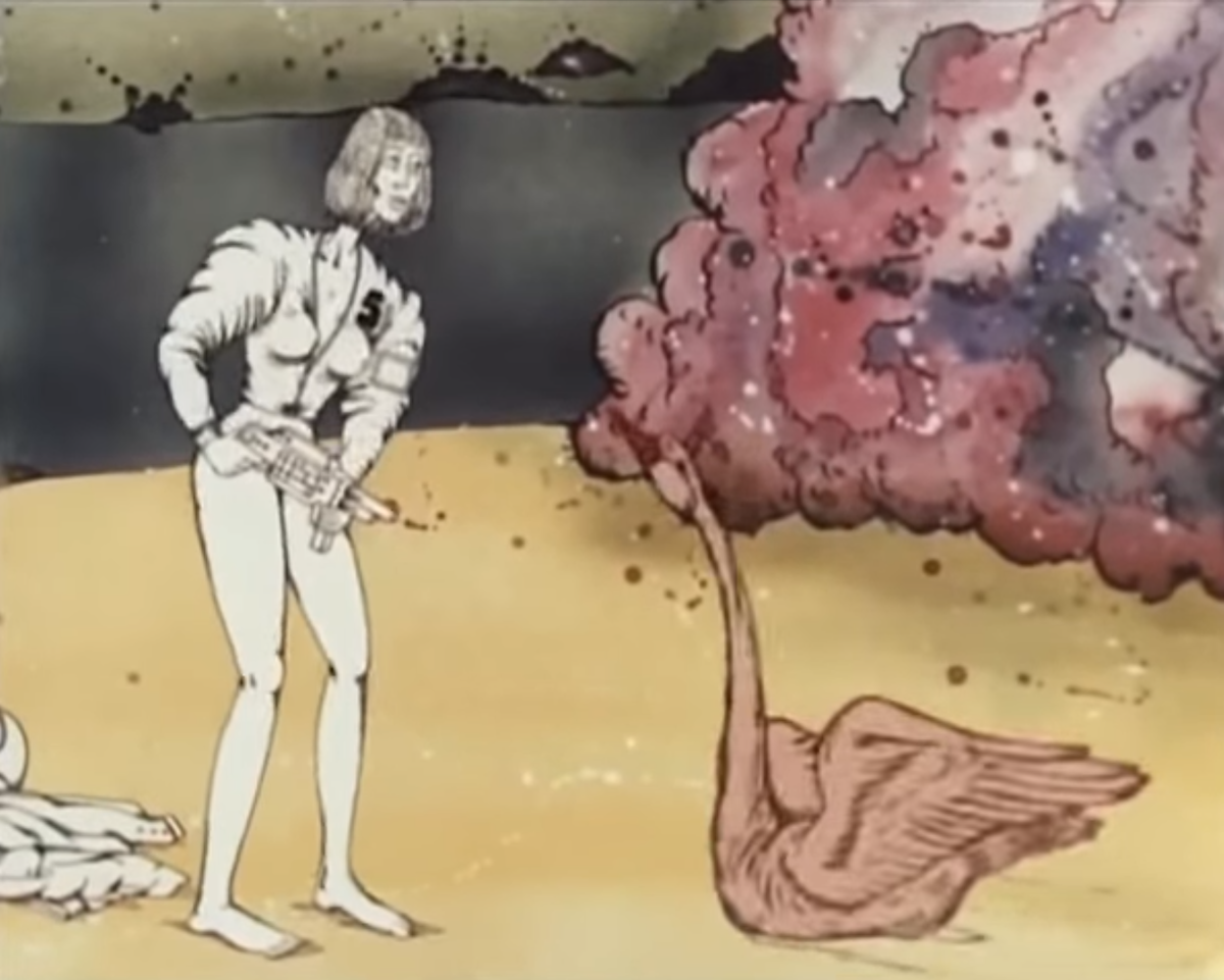 кадр из мультфильма "Урок"