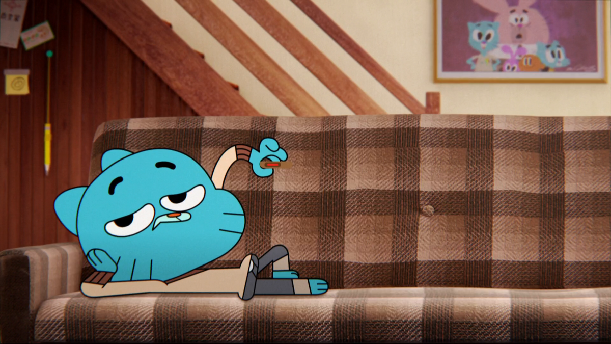 В некоторых моментах в первом сезоне Гамбола рисовали очень плохо, но иногда выходит как раз кстати