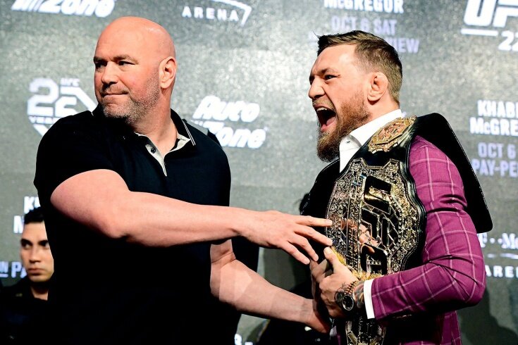 Президент UFC всё активнее намекает, что Хабиб вернётся. Шансы Макгрегора на завоевание титула стремительно падают. 
