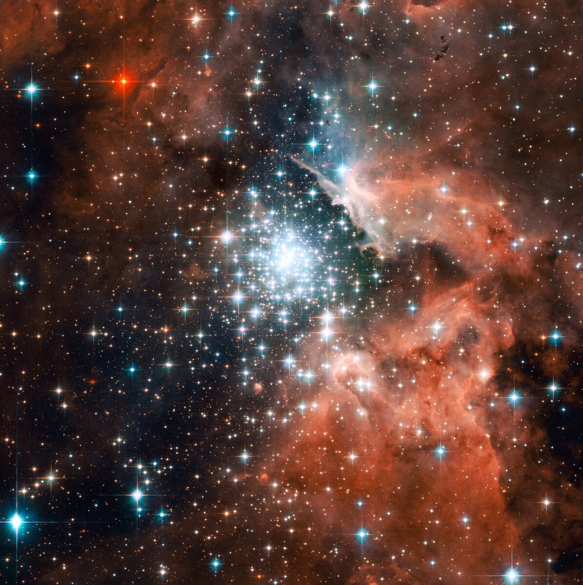 htstatic.imgsmail.ru Скопление звезд NGC 3603 в Млечном пути (где 260 - 400 млрд звёзд)