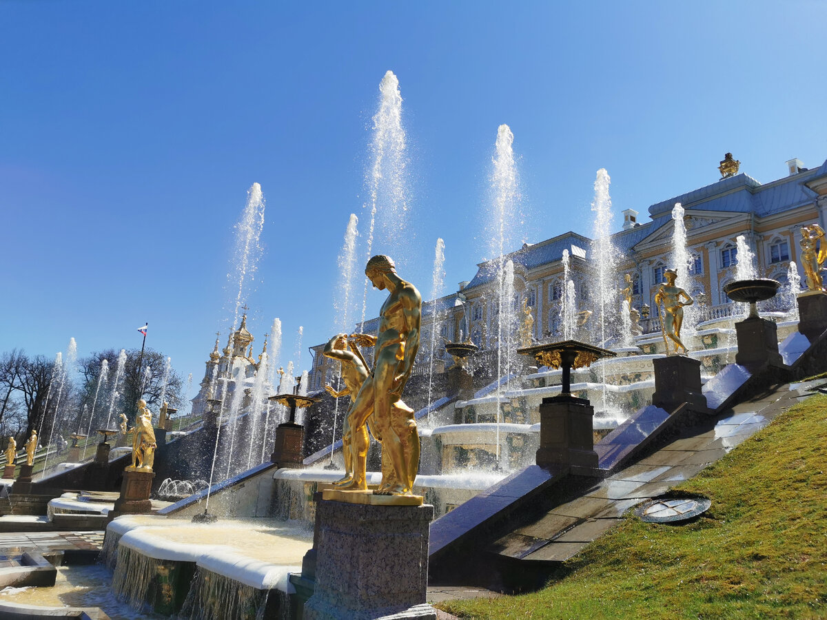 Большой каскад, Петергоф, Санкт-Петербург