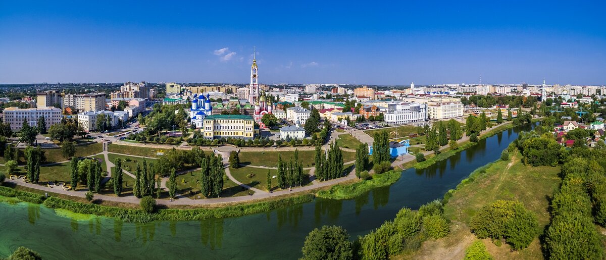 Тамбов расположен на берегу реки Цна.