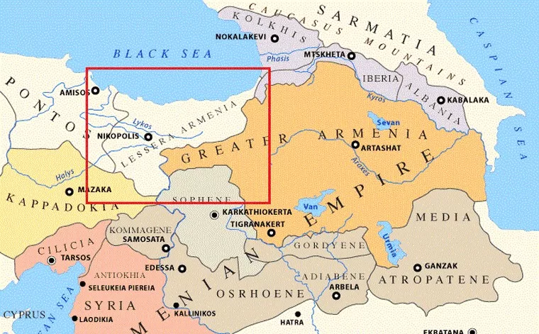 Карта великой армении в риме - 83 фото