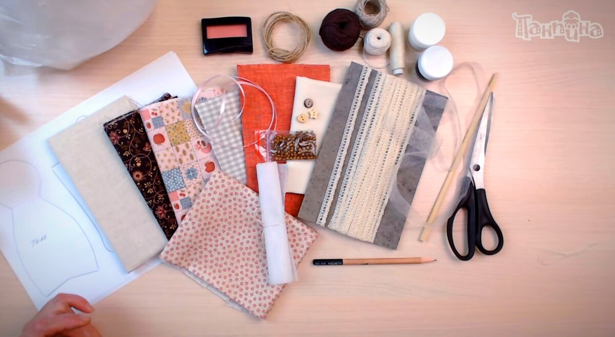 Материалы для создания зайки в стиле Тильда