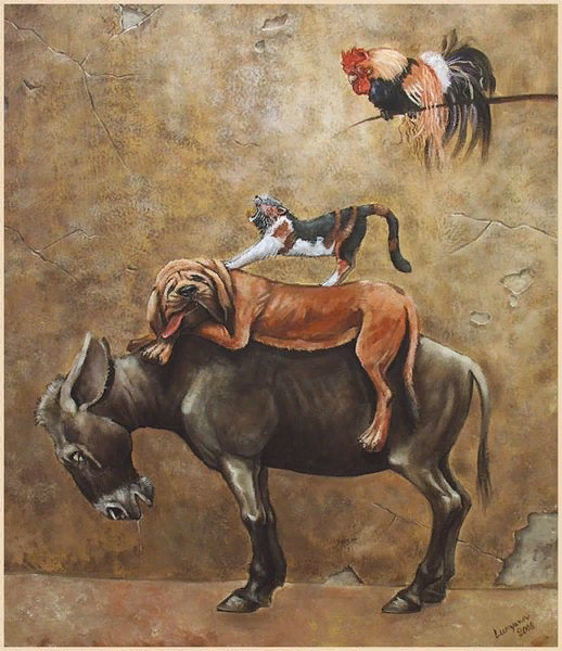 Картинка  - http://www.lunstream.com/Town_Musicians_of_Bremen 