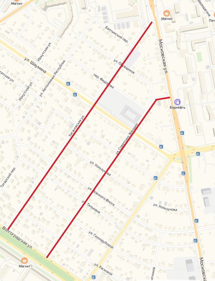 Хасановская-Советских женщин (Екатеринбург) © Яндекс