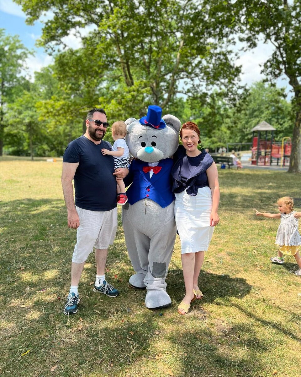 Оксана Ряска с семьёй