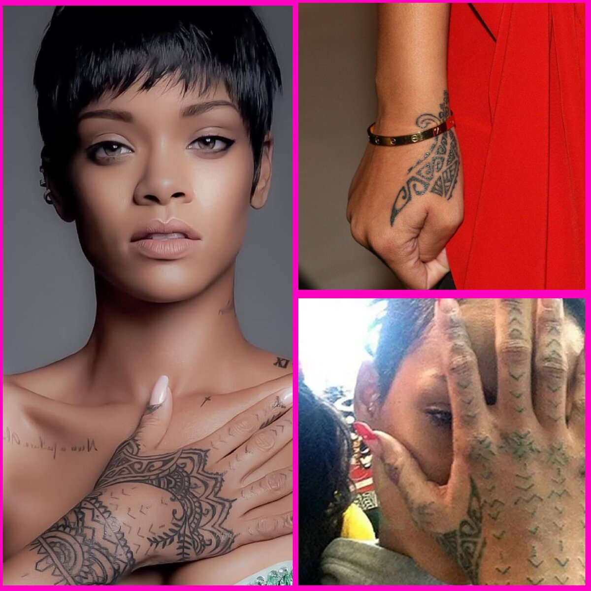 Rihanna. Татуировки / фото 